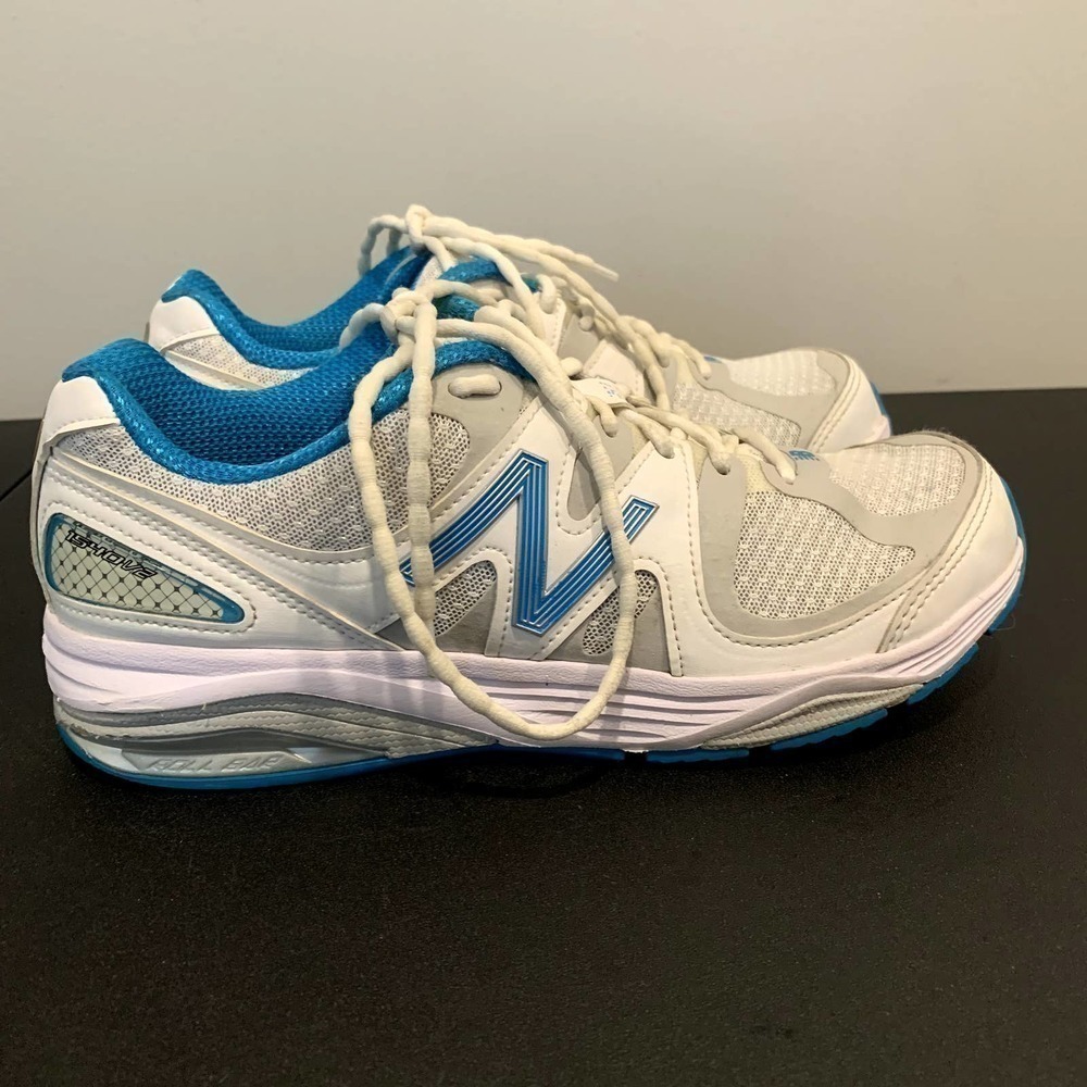 New Balance White Blue Women 1540v2 Made in USA Running Shoes Sneakers Size 8 - Picture 6 of 11